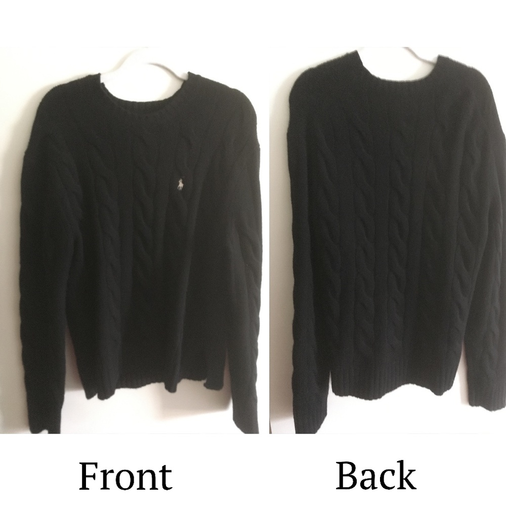 POLO RALPH LAUREN Women's Classic Cable Knit Wool & Cashmere Sweater